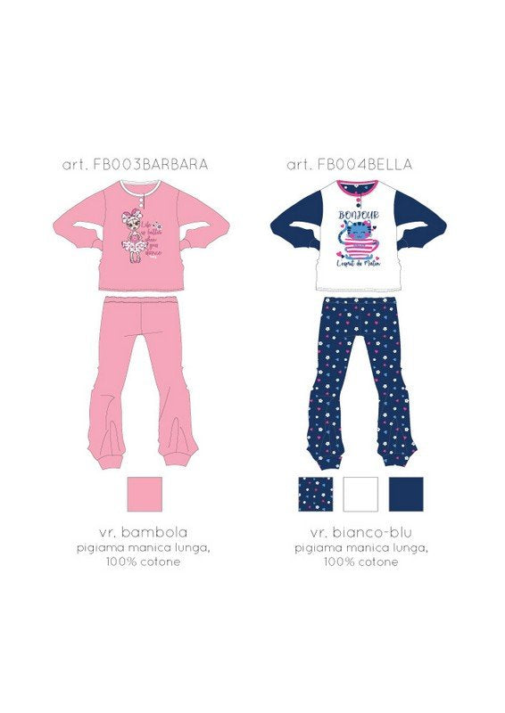 Pigiama Bimba Cotone Hooky cod.Barbara