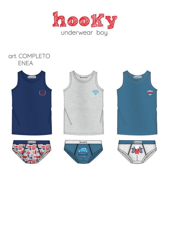 Canotta e Slip Bimbo Cotone cod.Enea