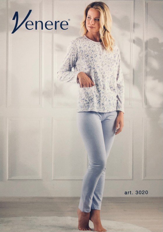 Pigiama Donna Cotone Aperto Venere cod.3020