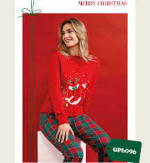 Pigiama Donna Lungo Interlock Il Granchio Cod.GP6096