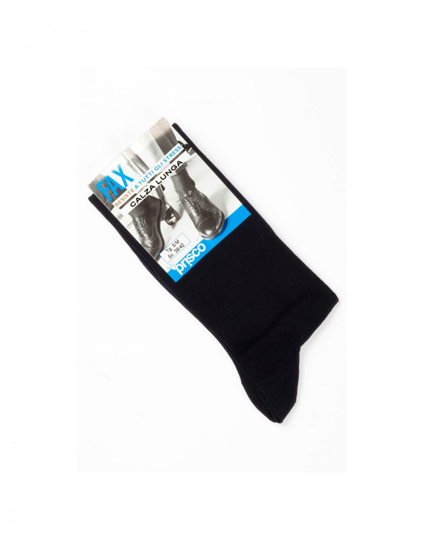 Calza Lunga Cotone Uomo A Coste cod.620