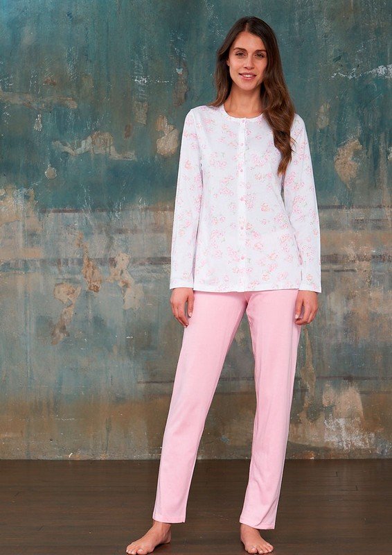 Pigiama Donna Lungo Cotone Lincalor cod.74559