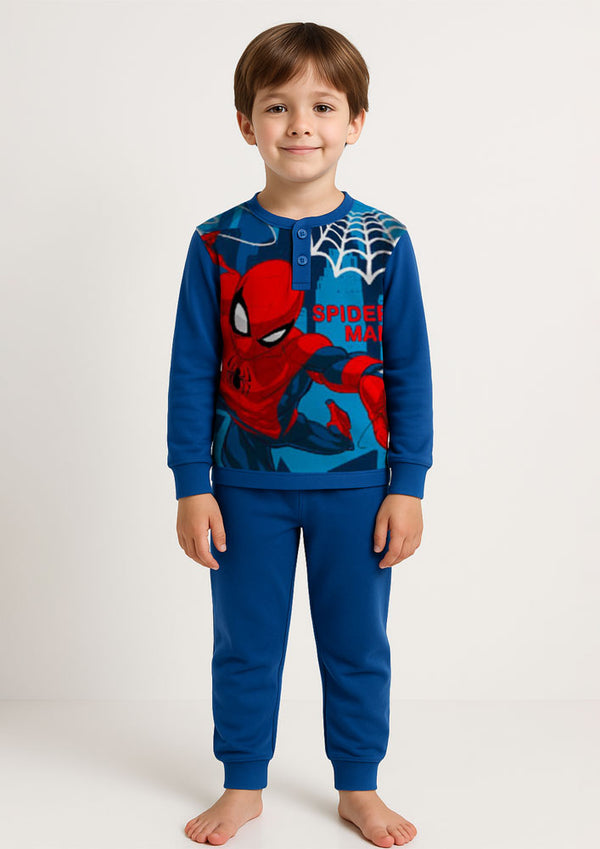 Pigiama Bimbo Caldo Cotone Spiderman SPM1894