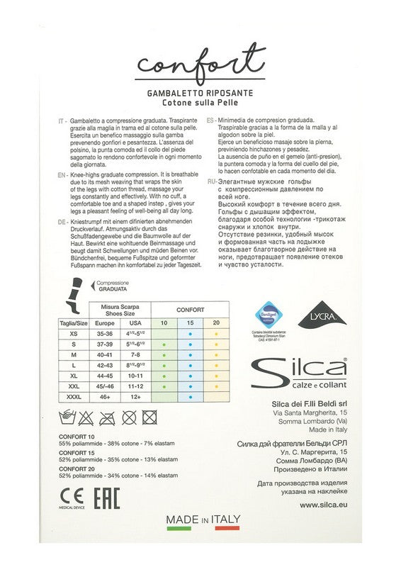 Gambaletto Riposante Uomo Silca cod.GD9190
