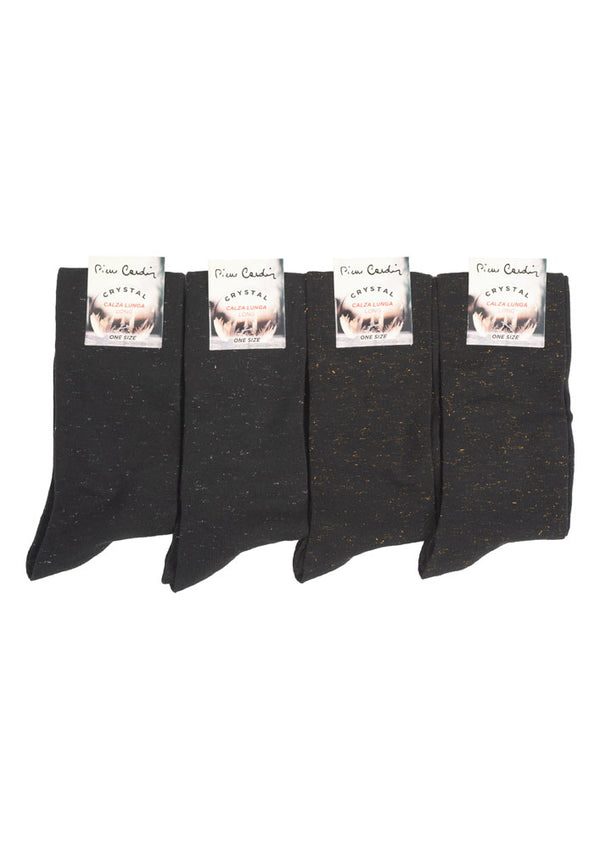 Calza Lunga Donna Caldo Cotone Pierre Cardin Crystal