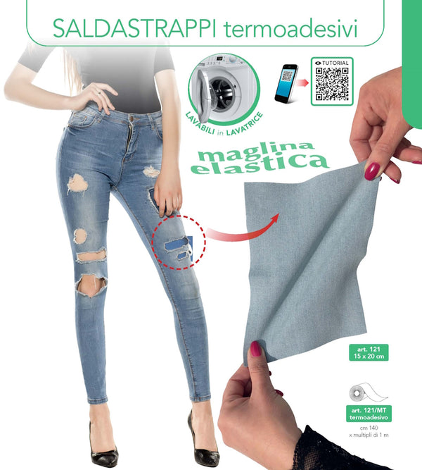 Maglina Elastica Saldastrappi Termoadesiva Marbet 121