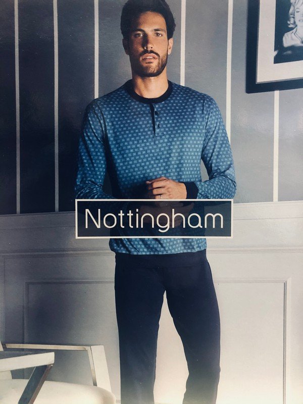 Pigiama Uomo Cotone Jersey Nottingham cod.PG33156