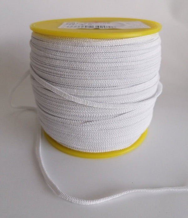 Elastico Bianco Zigrinato