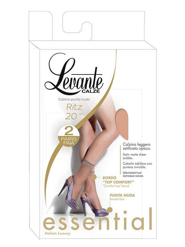 Calzino Corto Velato 20 Denari Levante cod.Ritz 20