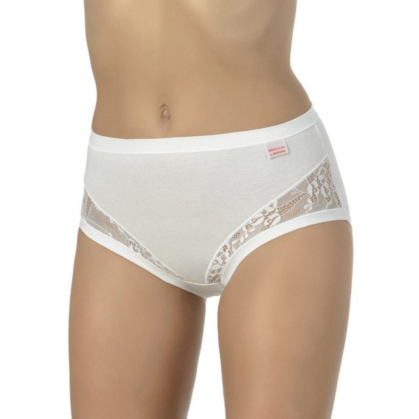 Slip In cotone Midi con Pizzo Laterale Linea Senza Segno Marlene art.13645