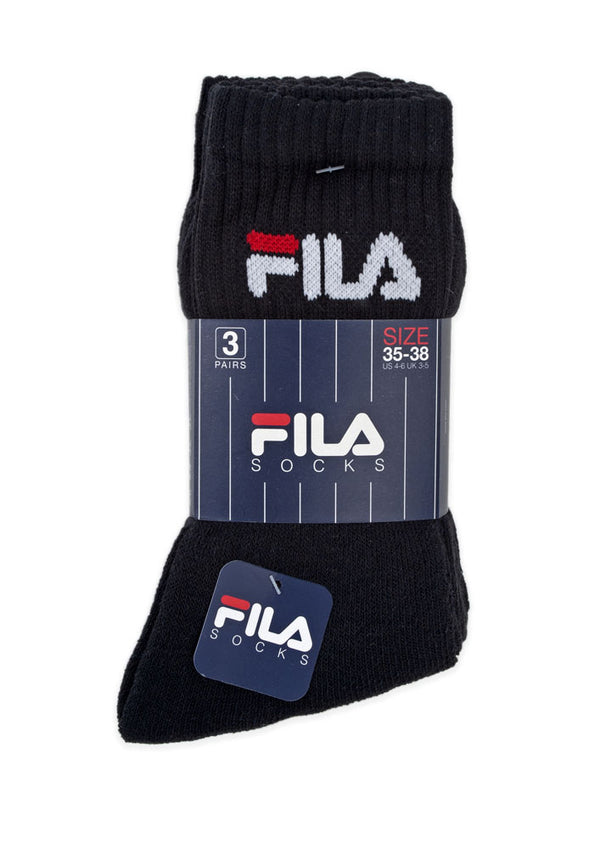 Tripack Calza Tennis Spugna Fila cod.F9505