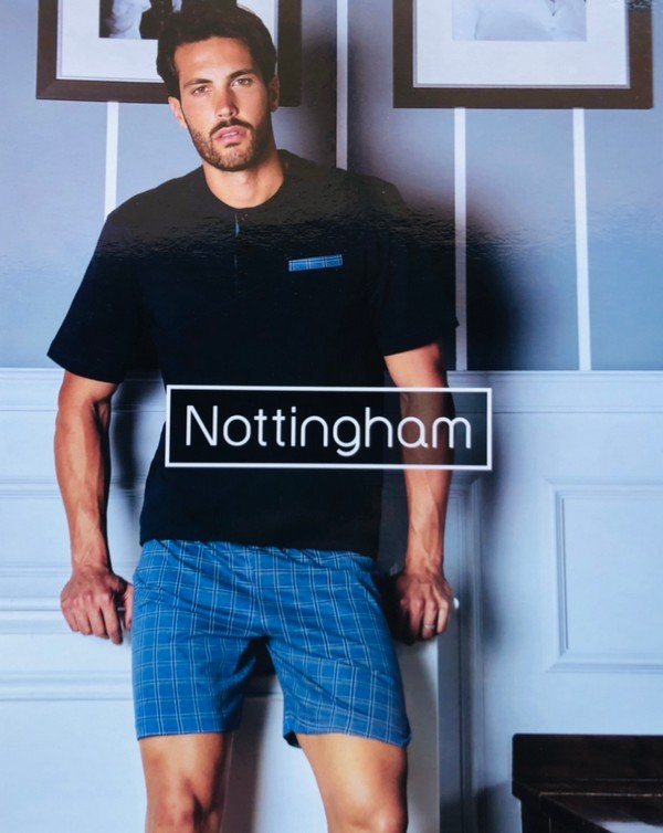 Pigiama Uomo Corto Cotone Nottingham cod.PG33174