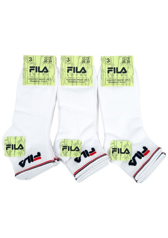 Tripack Calza Corta Unisex Fila cod.F5505