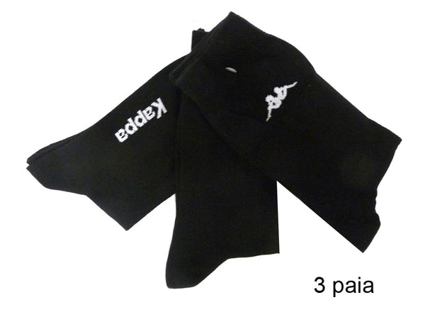 Tris Calza Mezza Gamba Unisex Cotone Kappa cod.K546