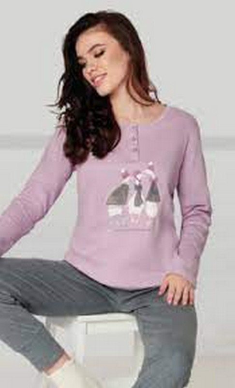 Pigiama Donna Caldo Cotone Infiore cod.GSO1450