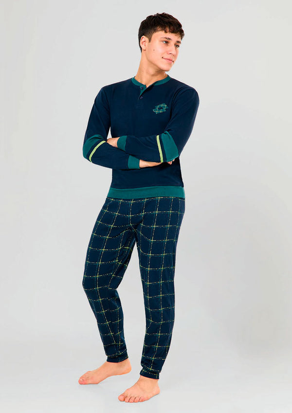 Pigiama Ragazzo Interlock Lungo Lotto LP4210