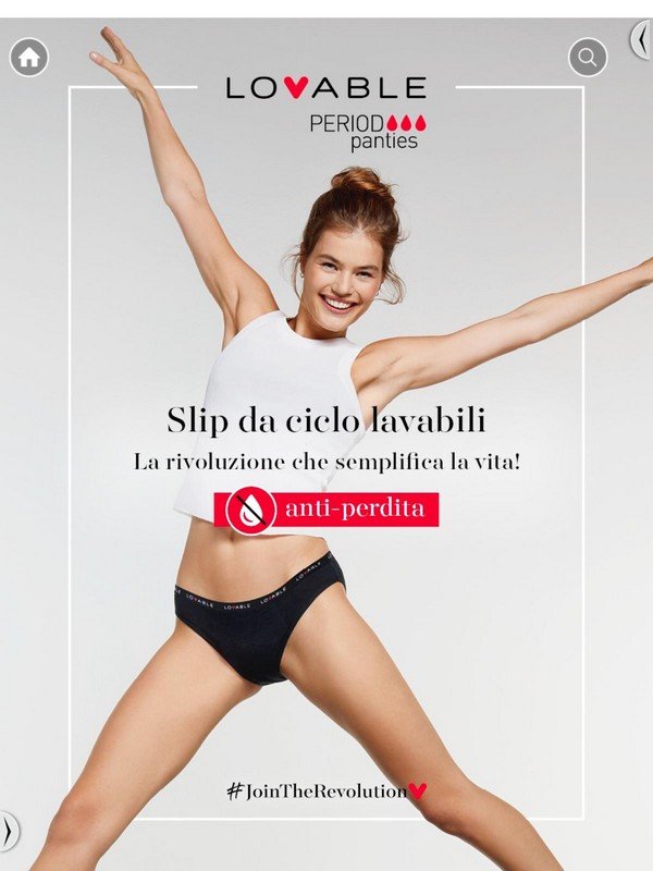 Slip Da Ciclo Lavabili Lovable cod.LOV