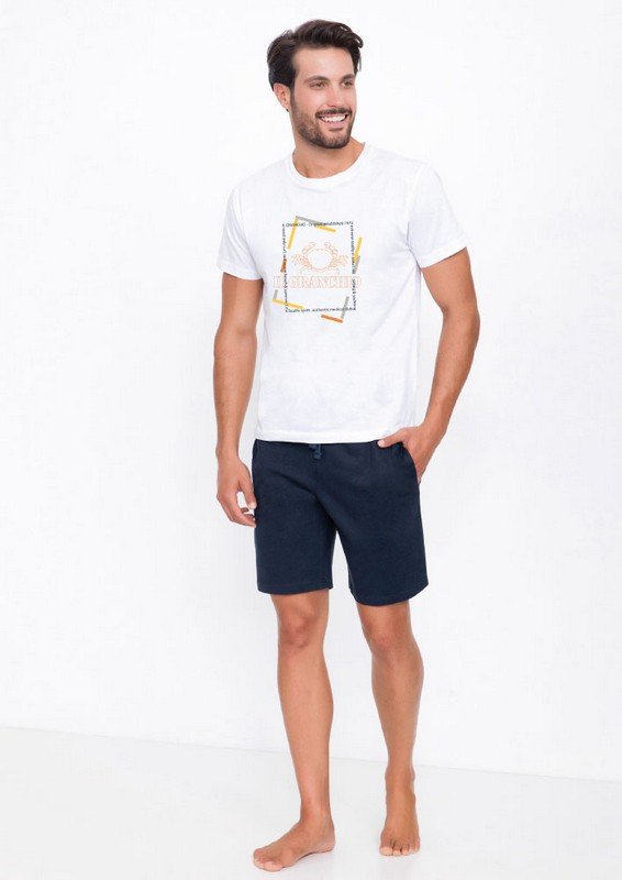 Pigiama Uomo Corto Cotone Il Granchio cod.GP1059