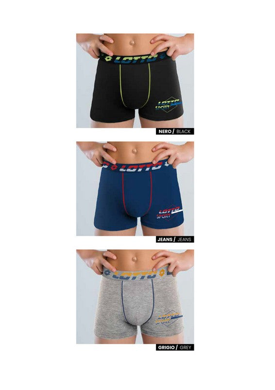 Boxer Cotone Ragazzo Lotto cod.LB4251