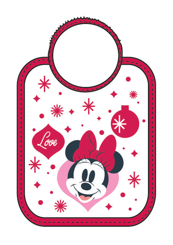 Bavaglino Natale Bimba Disney WD9652