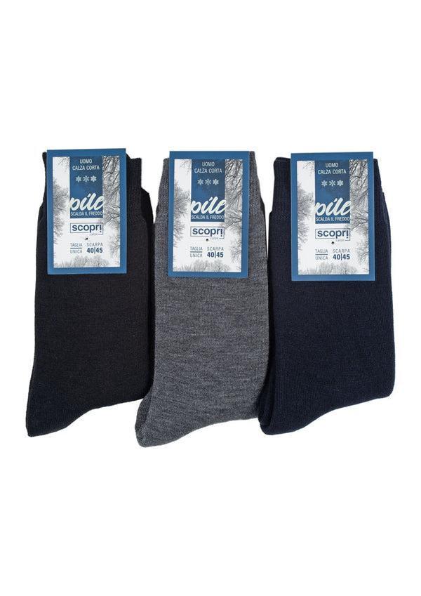 Calza Corta Pile Uomo Scopri Boe