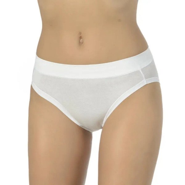 Slip Midi con Fascia Alta Cotone Monoelastico Marlene Tris Art.13166