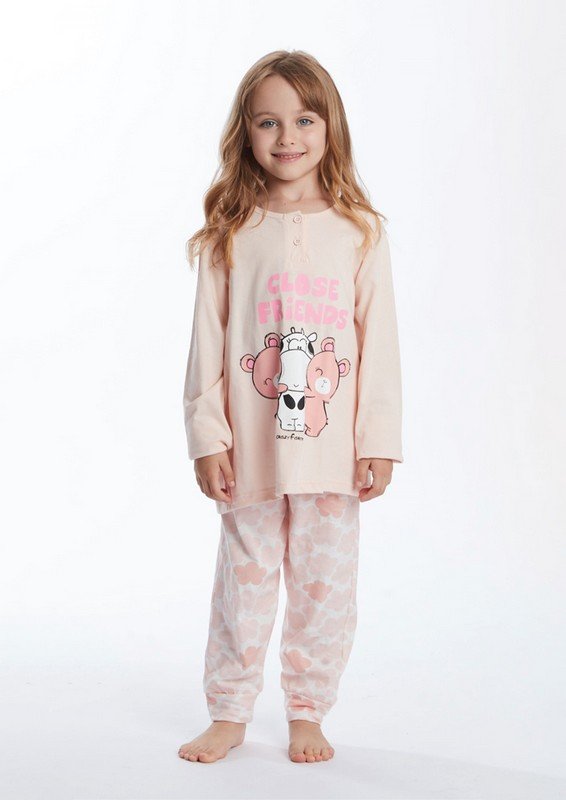 Pigiama Bimba Lungo Cotone Crazy Farm cod.32613