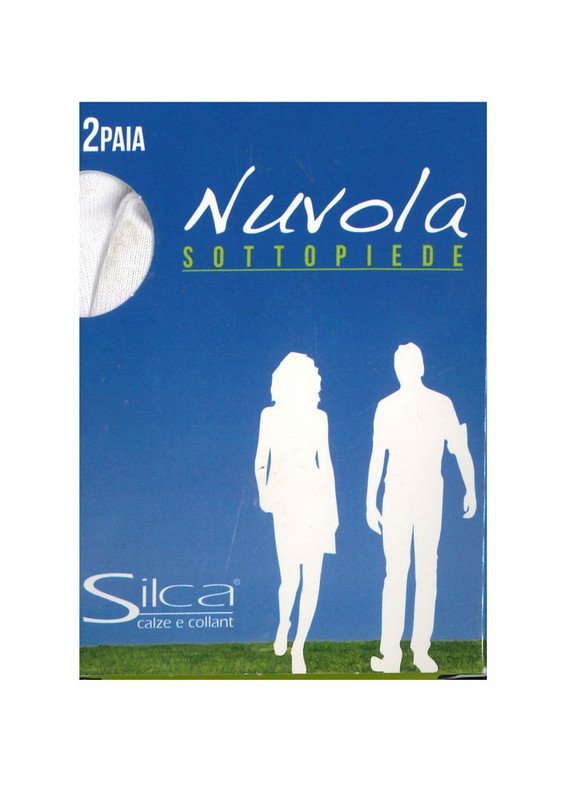 Bipack Sottopiede Cotone Silca cod.Nuvola