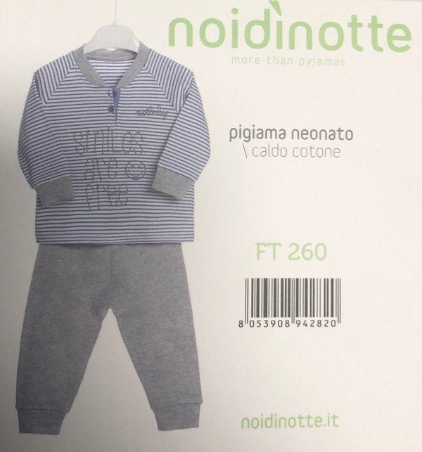 Pigiama Neonato Caldo Cotone Noidìnotte cod.FT260