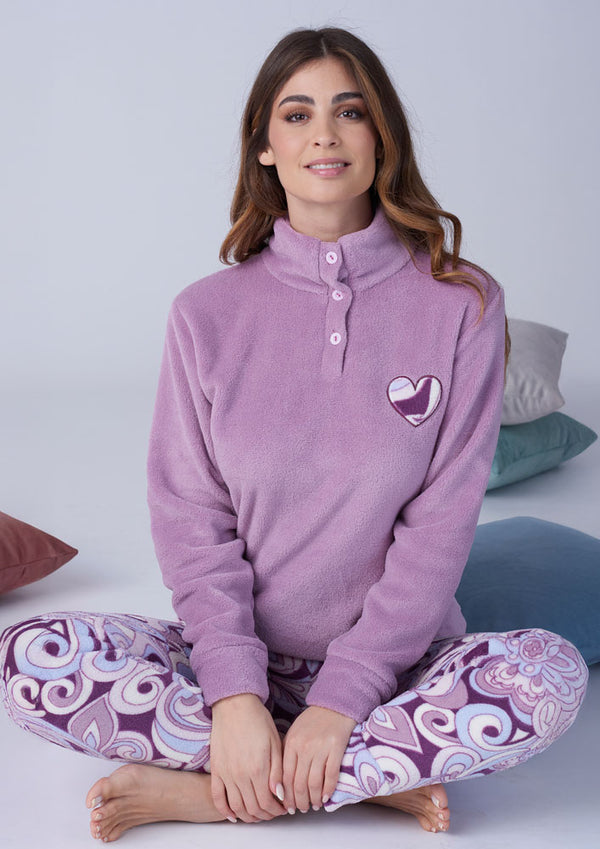 Pigiama Donna Coral Fleece Karelpiù SK9225