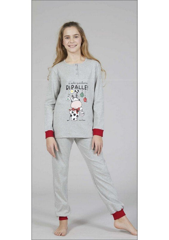 Pigiama Bimba Caldo Cotone Crazy Farm cod.31264