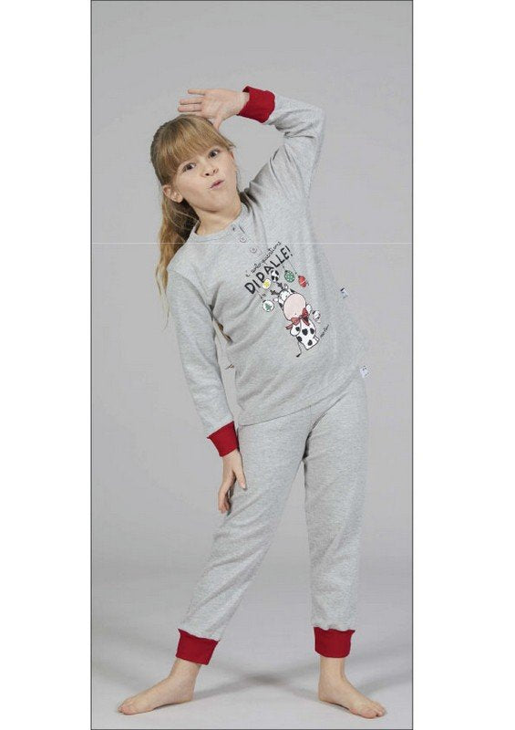 Pigiama Bimba Caldo Cotone Crazy Farm cod.32198