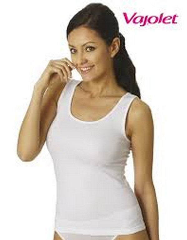 Canotta Donna Spalla Larga Cotone Vajolet cod.5631/56421