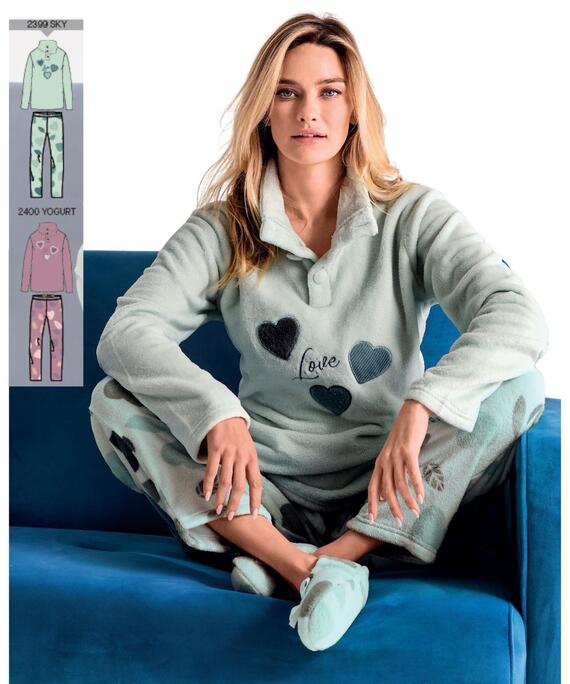 Pigiama Donna Coral Infiore LVM652822