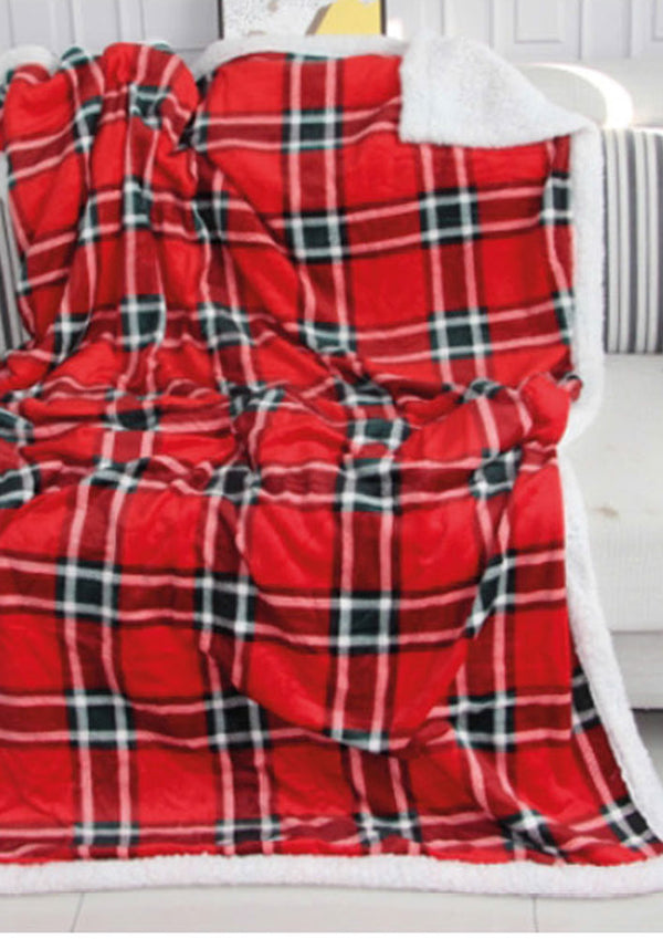 PLAID CORAL STAMPATO CM 130X160 IN SCATOLA NATALE PREZIOSA