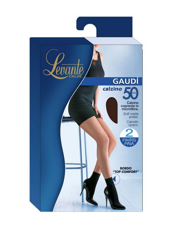 Calzino Corto Donna Microfibra 50 Levante cod.Gaudi 50