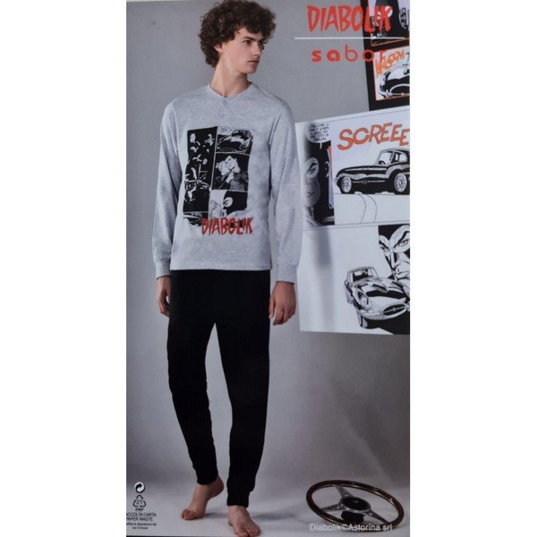 Pigiama Uomo Lungo Cotone Sabor cod.DKM4816