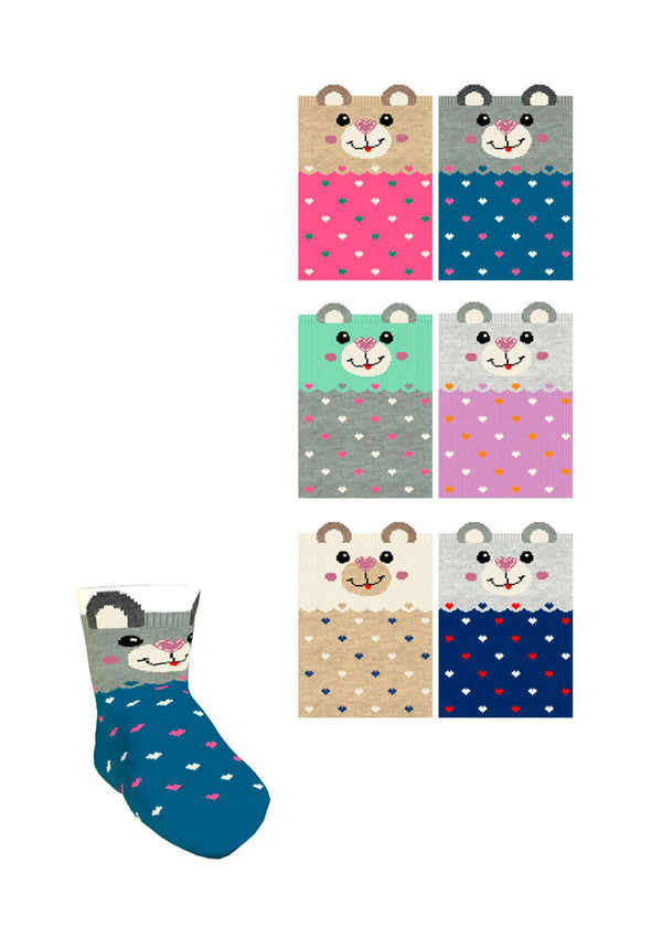 Calza Corta Bimba Abs Antiscivolo Coveri Sweet