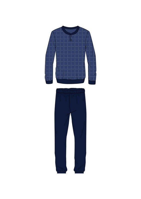 Pigiama Uomo Cotone Serafino Il Granchio cod.GP358
