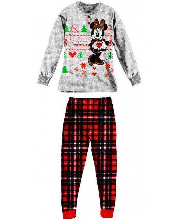 Pigiama Lungo Bimba Caldo Cotone Disney cod.6216