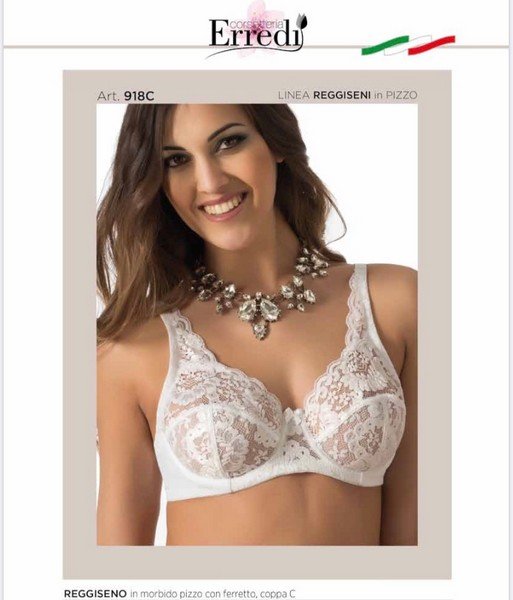 Reggiseno In Pizzo In Coppa C Erredì cod.918/C